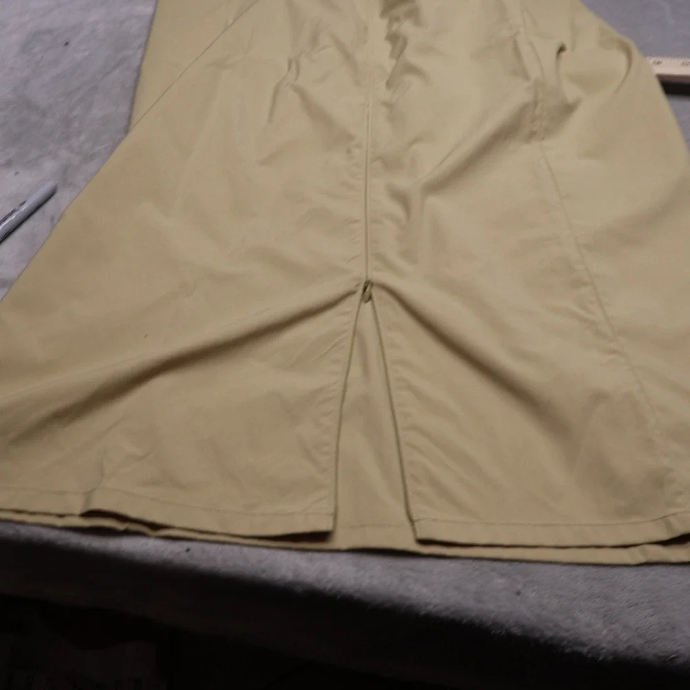 Patagonia Skirt Womens 12 Beige Continental Long Lightweight Maxi Back Slit